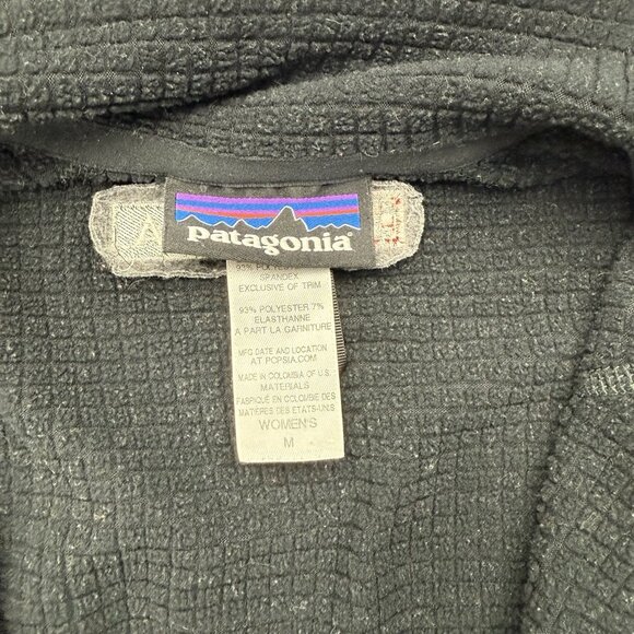 Patagonia Womens M Black Purina Common Threads Long Sleeve Jacket - Picture 7 of 11